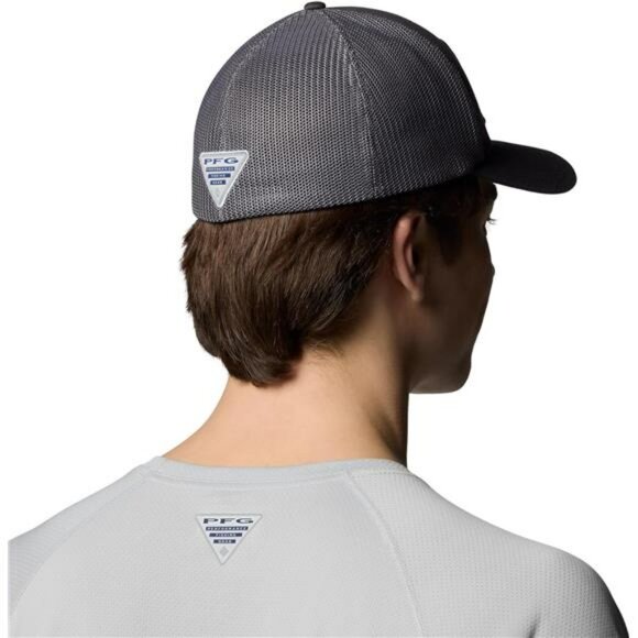 Mens Mesh Baseball Cap Fitted Flexfit Hat Outdoor Fishing Hat Cotton - Picture 4 of 8